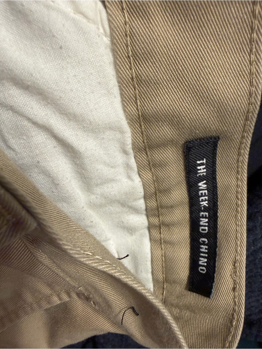 RVCA Men's Khaki Flat-Front Shorts - Picture 4 of 4